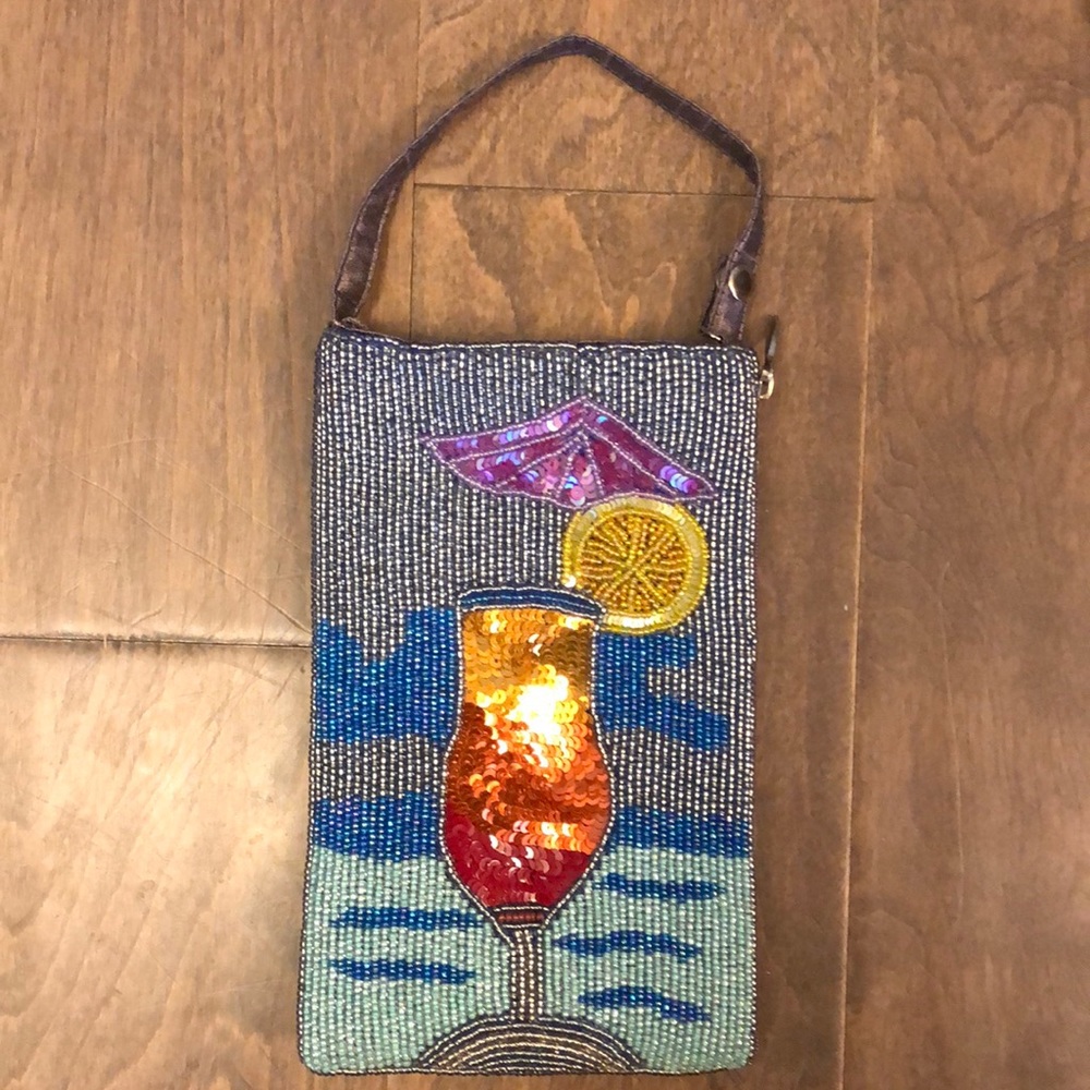 Bamboo Trading company crossbody wristlet